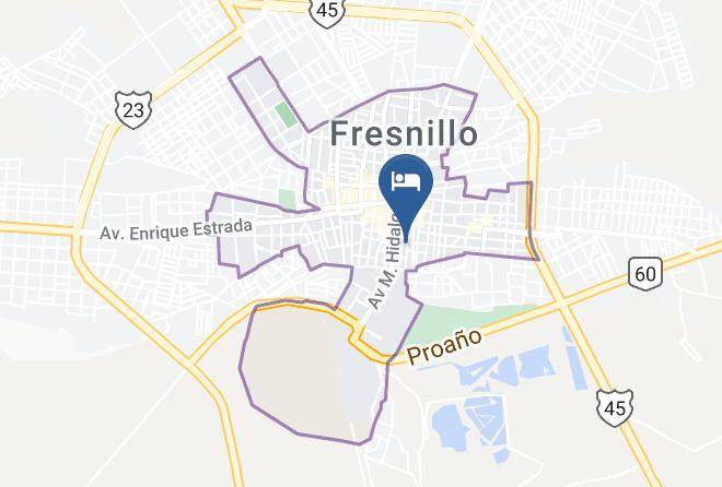 Fresnillo - Camino De La Plata Hotel Maps