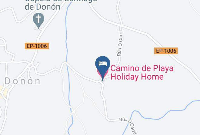 Pontevedra - Camino De Playa Holiday Home Maps