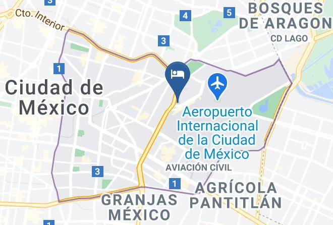 Venustiano Carranza - Camino Real Aeropuerto Mexico Maps