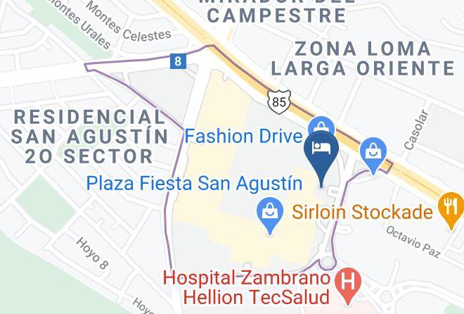 San Pedro Garza Garcia - Camino Real Monterrey Maps