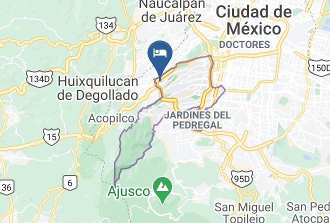 Alvaro Obregon - Camino Real Santa Fe Mexico Maps