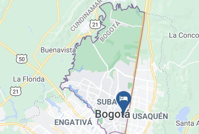 Bogota - Camitas Inn Norte Maps