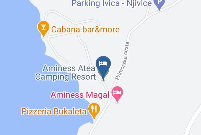 Omisalj - Kamp Njivice Maps