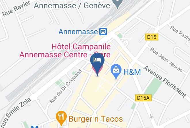 Haute Savoie - Hotel Campanile Annemasse Centre Gare Maps