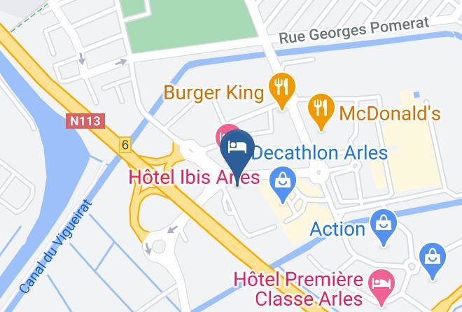 Bouches Du Rhone - Campanile Arles Maps