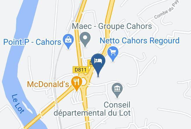Lot - Campanile Cahors Maps