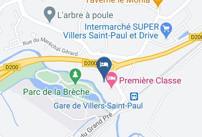 Oise - Campanile Creil Villers Saint Paul Maps