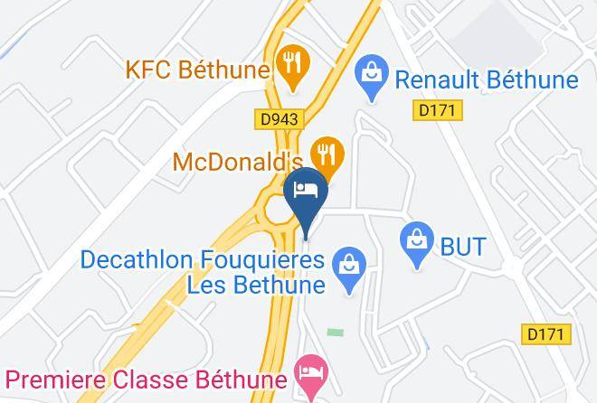 Pas De Calais - Campanile Fouquieres Les Bethune Maps