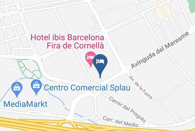 Barcelona - Hotel Campanile Barcelona Sud Cornella Maps