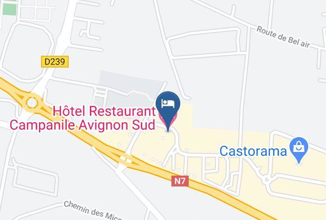 Vaucluse - Hotel Restaurant Campanile Avignon Sud Maps