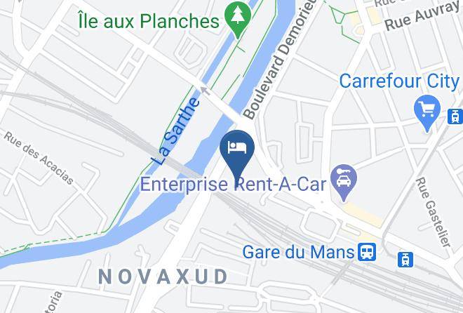 Sarthe - Campanile Le Mans Centre Gare Maps