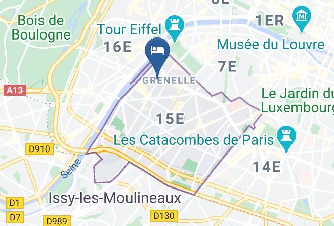 Paris - Hotel Campanile Paris 15 Tour Eiffel Maps