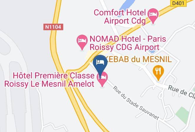 Seine Et Marne - Campanile Roissy Le Mesnil Amelot Maps