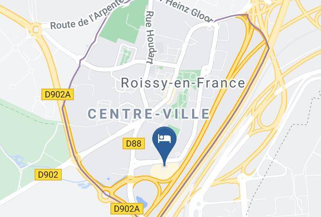 Val D Oise - Campanile Roissy Maps
