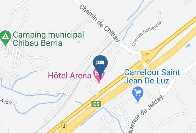 Pyrenees Atlantiques - Campanile Saint Jean De Luz Maps