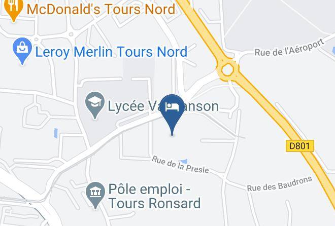 Indre Et Loire - Campanile Tours Nord Forum Melies Maps