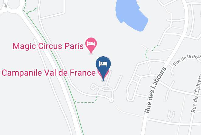 Seine Et Marne - Campanile Val De France Maps