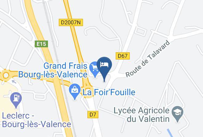 Drome - Hotel Restaurant Campanile Valence Nord Maps