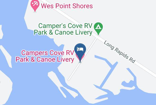 Alpena County - Campers Cove Rv Park & Canoe Livery Maps