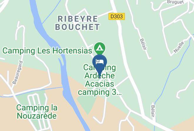 Ardeche - Camping Ardeche Acacias Camping Maps