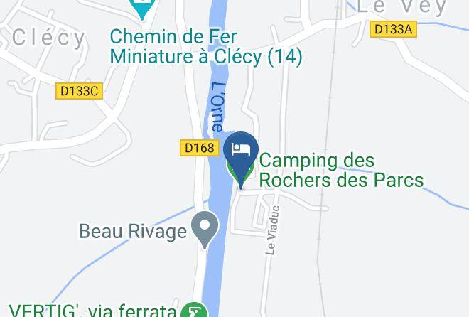 Calvados - Camping Des Rochers Des Parcs Maps