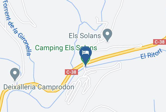Girona - Camping Els Solans Maps