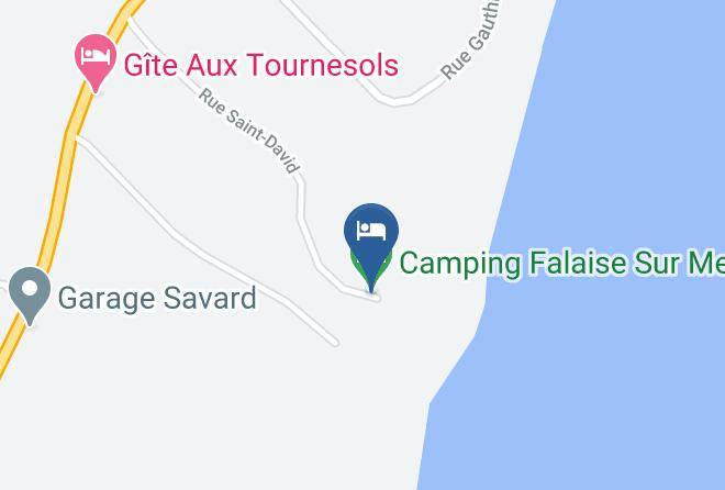 Charlevoix Est Regional County Municipality - Camping Falaise Sur Mer Maps