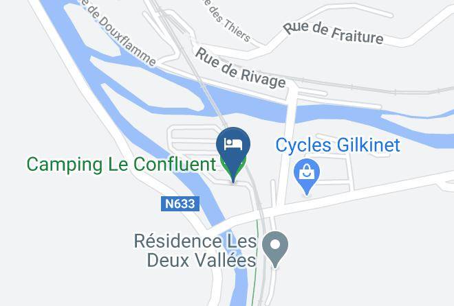 Liege - Camping Le Confluent Maps