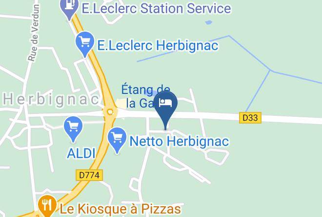 Camping Le Ranrouet Map