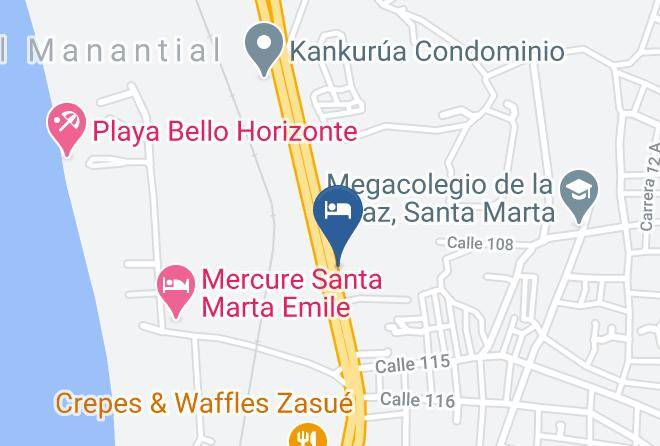 Santa Marta - Glamping Los Corales Maps