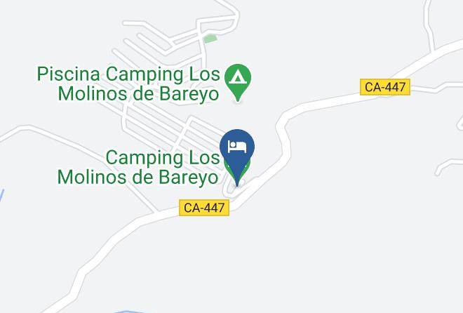 Camping Los Molinos De Bareyo Mapa - Cantabria - Bareyo Gancedo