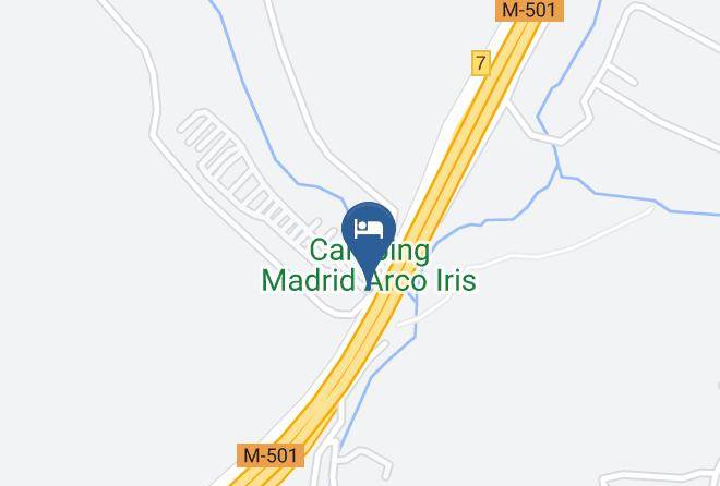 Camping Madrid Arco Iris Map - Community Of Madrid - Madrid