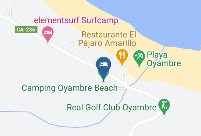 Roiz Camping - Camping Oyambre Beach Maps