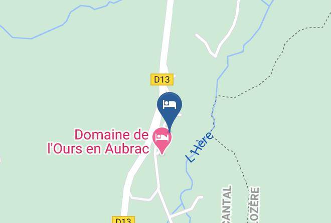 Cantal - Domaine De L'ours En Aubrac Maps