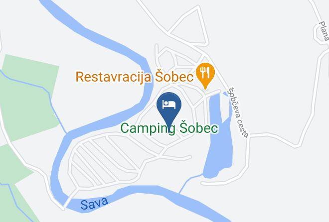 Radovljica - Camping Sobec Maps