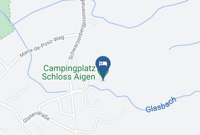 Salzburg - Campingplatz Schloss Aigen Maps