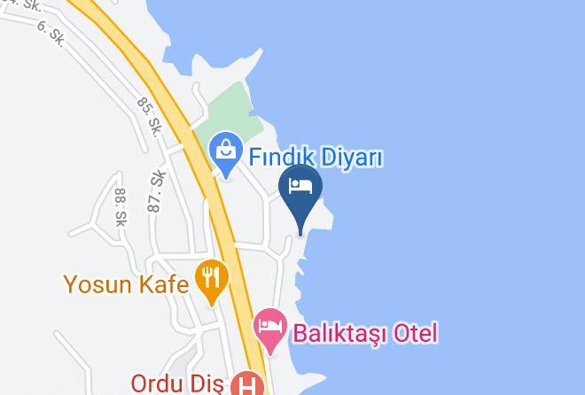 Altinordu - Camsan Park Otel Maps