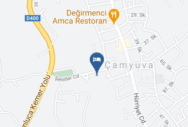 Kemer - Camyuva Motel Maps