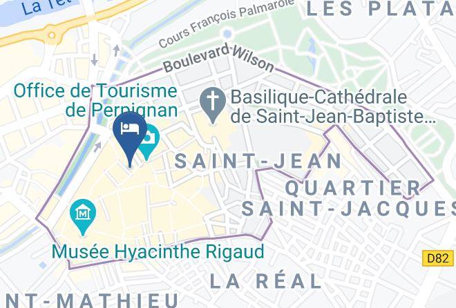 Pyrenees Orientales - Can Artists Chambres D'hotes La Loge Maps