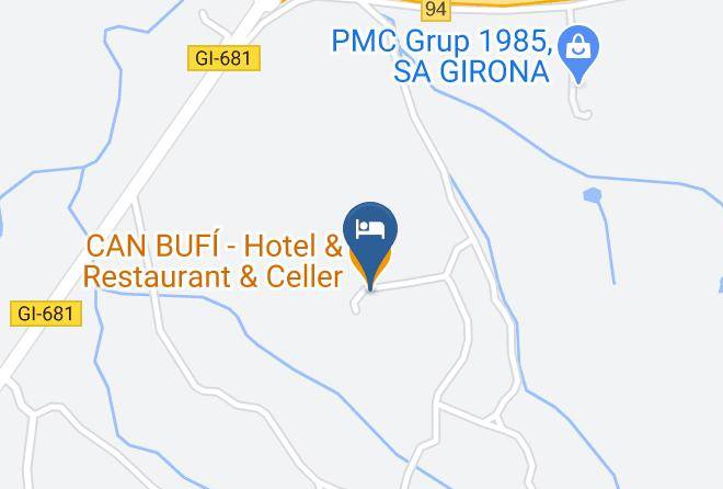 Girona - Can Bufi Hotel & Restaurant & Celler Maps