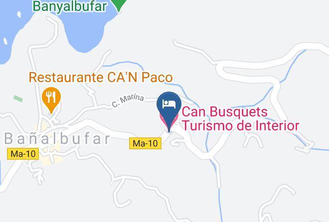 Baleares - Can Busquets Turismo De Interior Maps