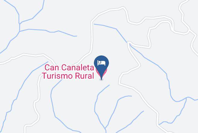 Girona - Can Canaleta Turismo Rural Maps