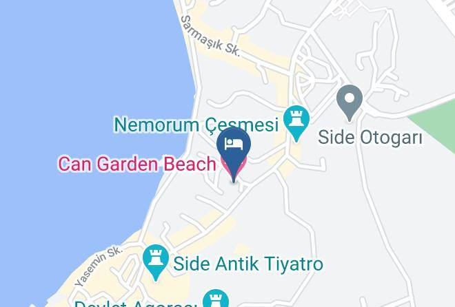 Manavgat - Can Garden Beach Hotel Maps