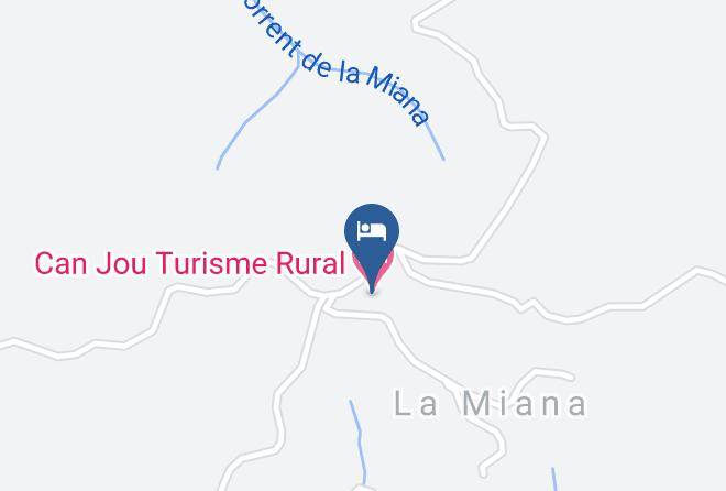 Girona - Can Jou Turisme Rural Maps