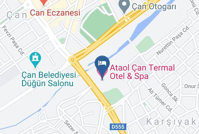 Can - Ataol Can Termal Otel & Spa Maps