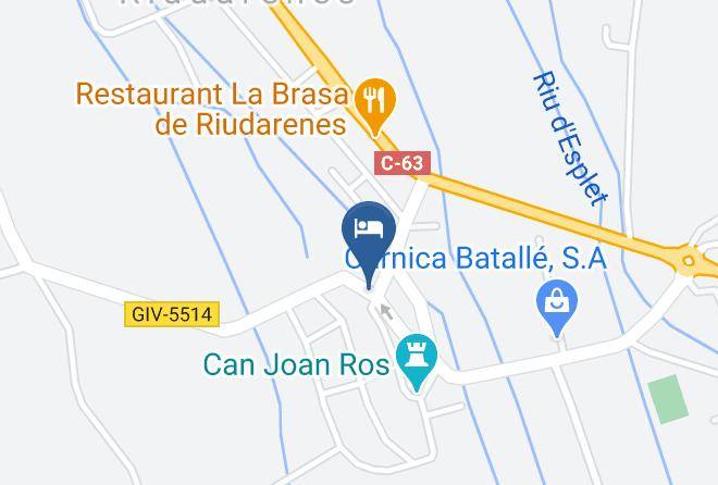 Girona - Can Torrellas De La Riba Maps