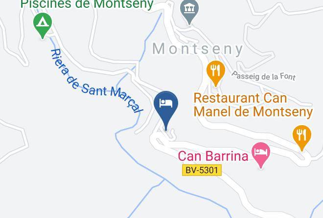 Barcelona - Can Vila De Montseny Maps