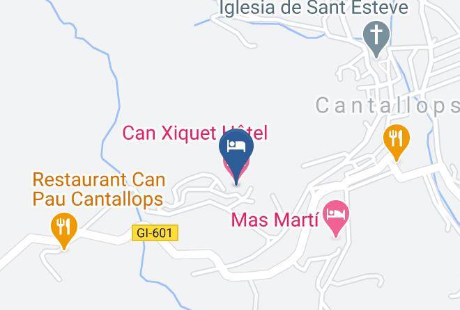 Girona - Can Xiquet Hotel Maps