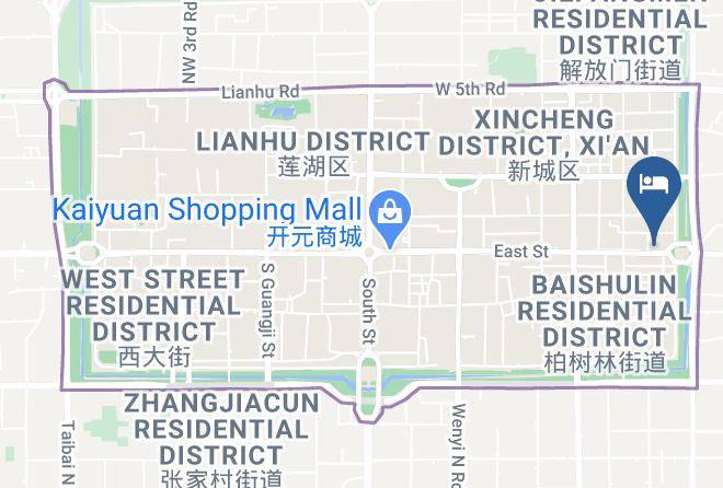 Xi An - Canaan International Hotel Xi'an Maps