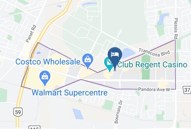 Division 11 - Canad Inns Destination Centre Club Regent Casino Hotel Maps